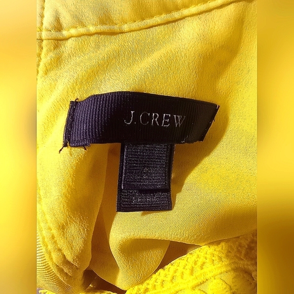 J. Crew yellow fring lace sheath dress - Picture 10 of 10